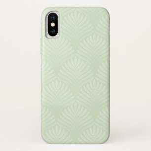 Klassieke bladpatroon in wit en groen Case-Mate iPhone case