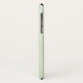 Klassieke bladpatroon in wit en groen Case-Mate iPhone case (Achterkant/links)