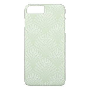 Klassieke bladpatroon in wit en groen Case-Mate iPhone case