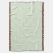 Klassieke bladpatroon in wit en groen deken (Voorkant Verticaal)