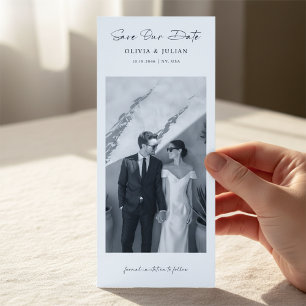 Klassieke bladwijzer foto save the date