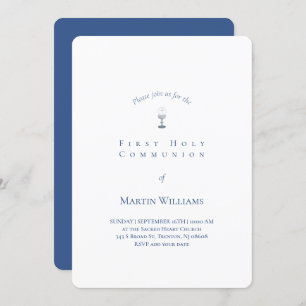 klassieke blanke en blauwe eerste communistische j kaart