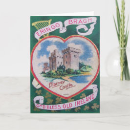 Klassieke Blarney Castle St Patrick's Wenskaart Kaart