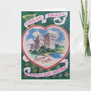 Klassieke Blarney Castle St Patrick's Wenskaart Kaart
