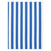 Klassieke Blauw & Witte Stripes Tafelkleed (Voorkant)