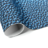 Klassieke blauwe achtergrond textuur closeup.bl cadeaupapier (Rol Hoek)