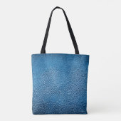 Klassieke blauwe achtergrond textuur closeup.bl tote bag (Achterkant)