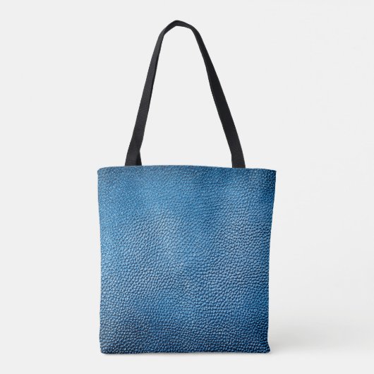 Klassieke blauwe achtergrond textuur closeup.bl tote bag (Achterkant)