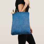Klassieke blauwe achtergrond textuur closeup.bl tote bag (Dichtbij)