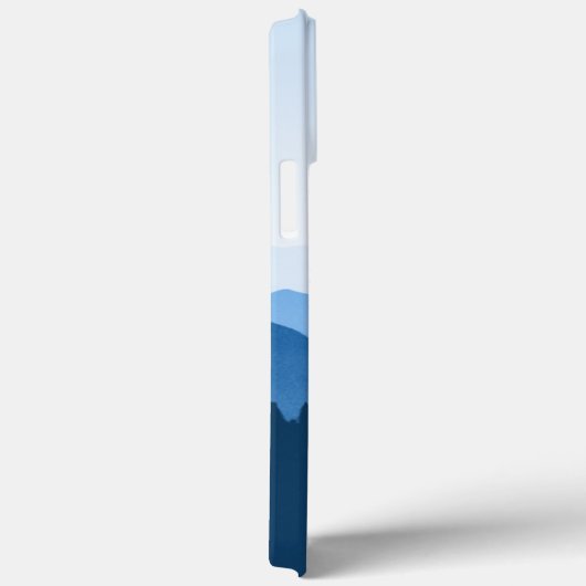 Klassieke blauwe bergen Case-Mate iPhone case (Achterkant / Rechts)