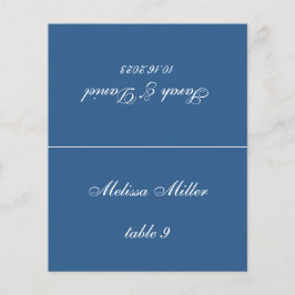 Klassieke Blauwe de Kaart van de Huwelijksplaats G