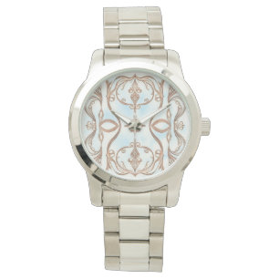 Klassieke Blauwe Design Art, Vrouwen eWatch Horloge