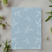 Klassieke Blauwe Doop Jongen Elegant Kaart