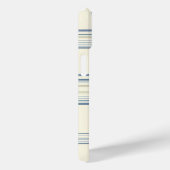 Klassieke Blauwe en Crème Plaid Telefoonhoes Case-Mate iPhone Case (Achterkant / Rechts)