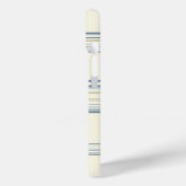 Klassieke Blauwe en Crème Plaid Telefoonhoes Case-Mate iPhone Case (Achterkant / Links)