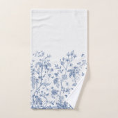 Klassieke Blauwe en Witte Chinoiserie Bad Handdoek (Handdoek)