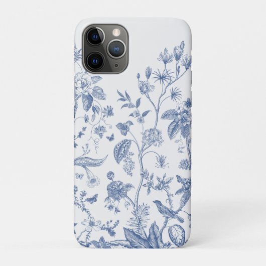 Klassieke Blauwe en Witte Chinoiserie Case-Mate iPhone Case (Achterkant)