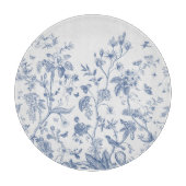 Klassieke Blauwe en Witte Chinoiserie Snijplank (Voorkant)