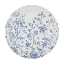 Klassieke Blauwe en Witte Chinoiserie Snijplank