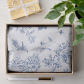 Klassieke Blauwe en Witte Chinoiserie Tissuepapier (Geschenk)