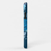 Klassieke Blauwe Floral Case-Mate iPhone Case (Achterkant/rechts)