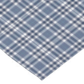 Klassieke Blauwe Geruite Tafelkleed (Gekanteld)