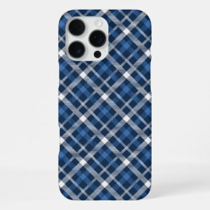 Klassieke blauwe geruite telefoonhoes - Stijlvol t iPhone 16 Pro Max Hoesje