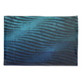 Klassieke blauwe golven kussensloop (Achterkant)