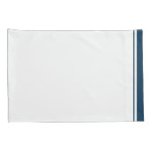 Klassieke blauwe grens geprogrammeerd kussensloop (Achterkant-Rechts)