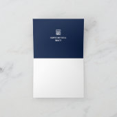 Klassieke blauwe kaart voor onroerend goed (Binnen)