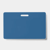 Klassieke Blauwe Kleur Badge (Achterkant)
