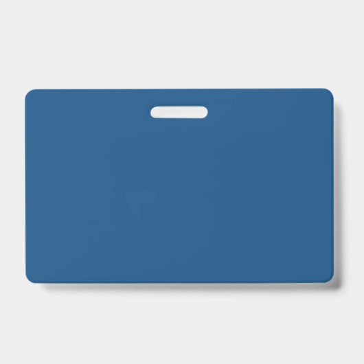 Klassieke Blauwe Kleur Badge (Voorzijde)