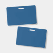 Klassieke Blauwe Kleur Badge (Voor- en achterkant)