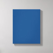 Klassieke blauwe kleur canvas afdruk (Voorkant)