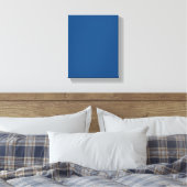 Klassieke blauwe kleur canvas afdruk (Insitu (Slaapkamer))