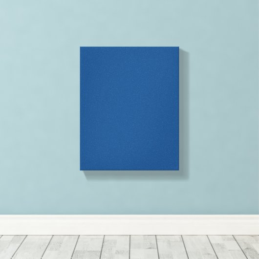 Klassieke blauwe kleur canvas afdruk (Insitu (Houten vloer))