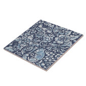 Klassieke Blauwe  Kunst voor Bossen Tegeltje (Zijkant)