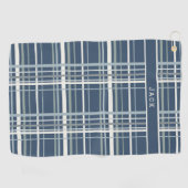 Klassieke Blauwe Plakken Golf Handdoek (Horizontaal)