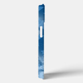 Klassieke blauwe sterren patroon Moderne monogram  Case-Mate iPhone Case (Achterkant / Rechts)