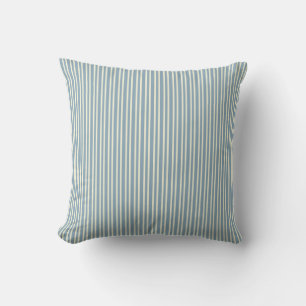 Klassieke blauwe streep accent kussen