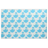 Klassieke blauwe theepot stof (Fat Quarter)