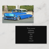 Klassieke blauwe visitekaartjes (Voorkant / Achterkant)