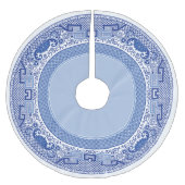 Klassieke blauwe wilg boomrok kerstboom rok (Voorkant)