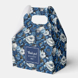 Klassieke Blauwe Witte Bloemen Aangepaste Naam Fav Bedankdoosjes<br><div class="desc">✅ Zoek naar overeenkomende items 130B in mijn collecties ✅</div>