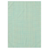 Klassieke Blauwgroen Plaid Tafelkleed (Voorkant)