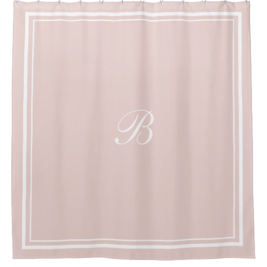 Klassieke blinde monogram van het Manuscript van d Douchegordijn (Voorkant)