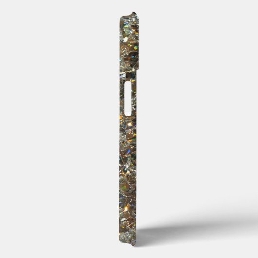 Klassieke Bling Monogram Glitzy Case-Mate iPhone Case (Achterkant / Rechts)