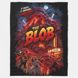Klassieke Blob Horrorfilm Fleece Deken