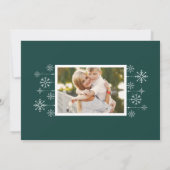 Klassieke Bloei | Kerst Foto Kaart (Achterkant)