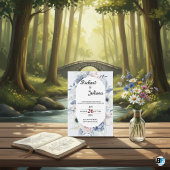 Klassieke bloem achtergrond met foto bruiloft kaart